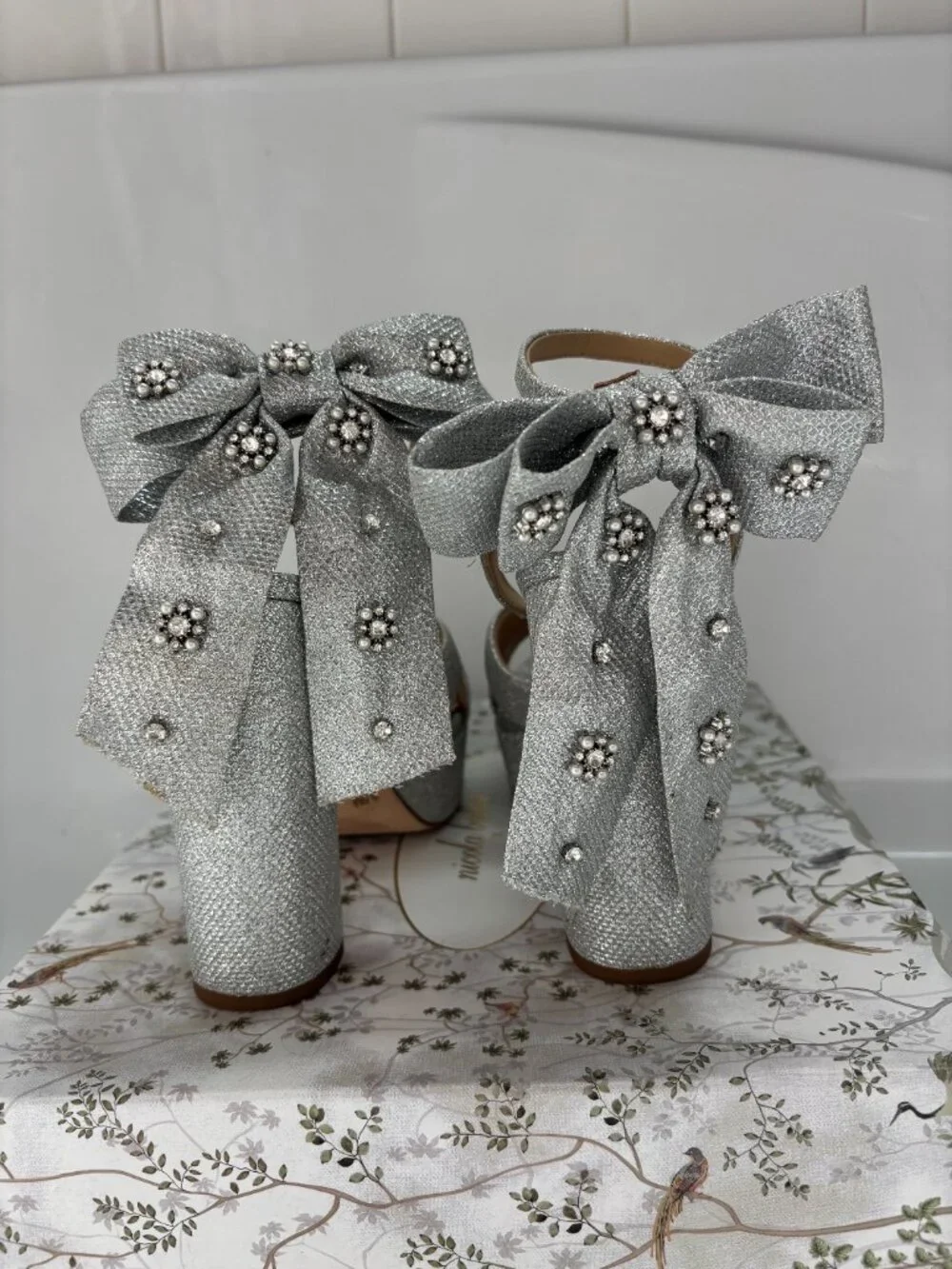 ANTONIO MELANI silver platform